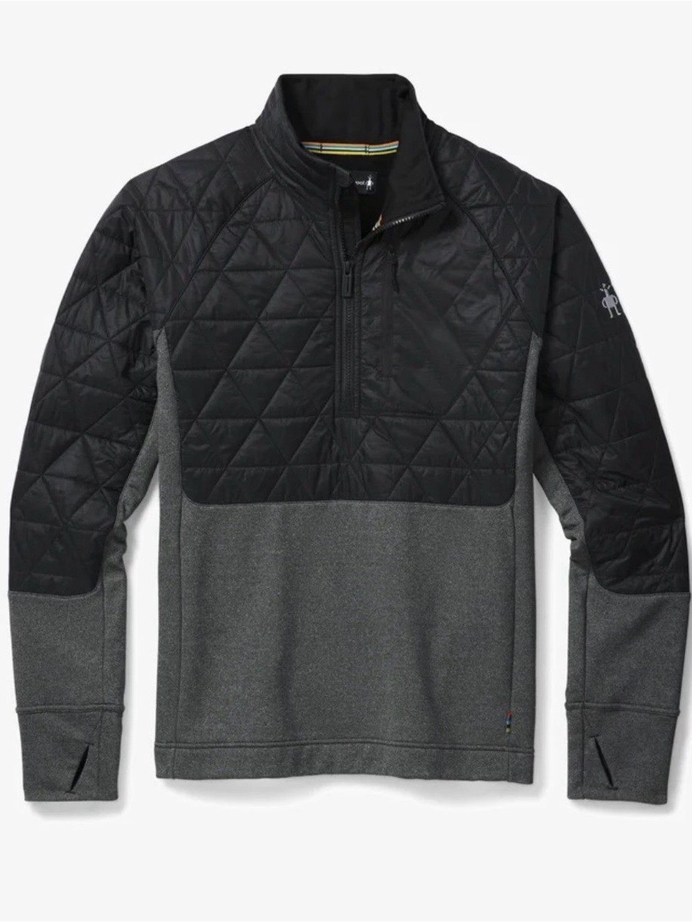 Smartwool Smartloft 60 Hybrid 1/2 Zip Top - size Small